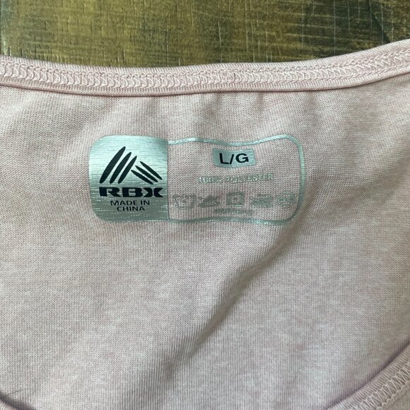 RBX Light Pink X-Dri Activewear T-Shirt Size Large - Picture 2 of 9